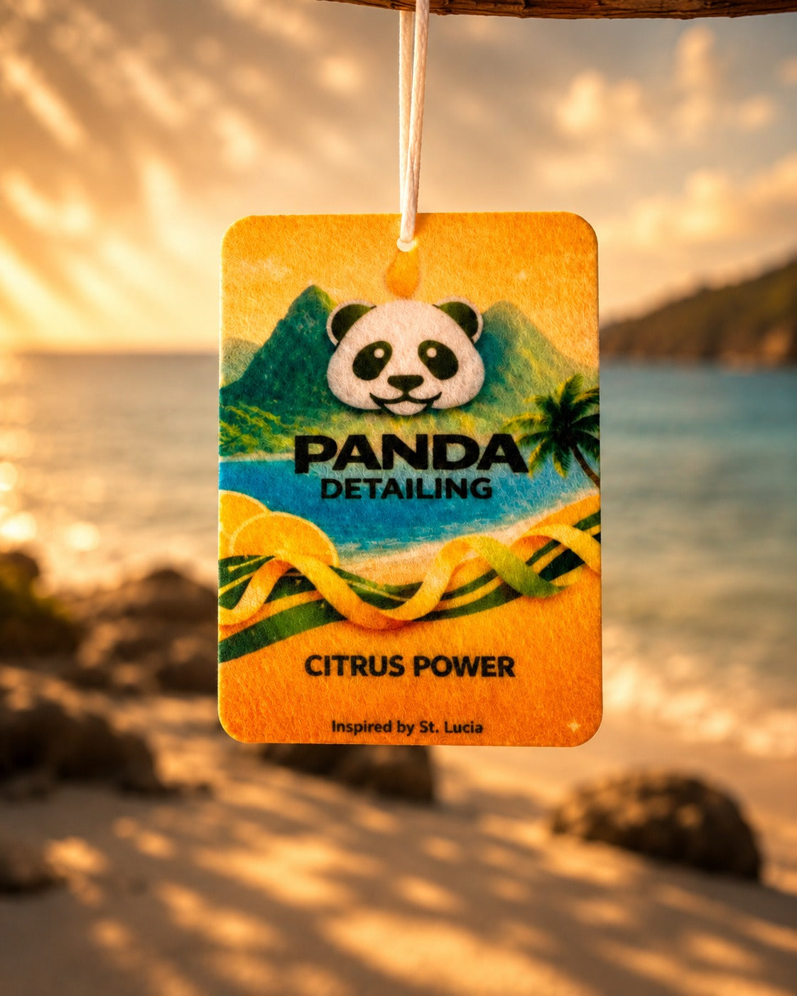 Standard Air Freshener Citrus Power scent — Panda Detailing, Saint Lucia