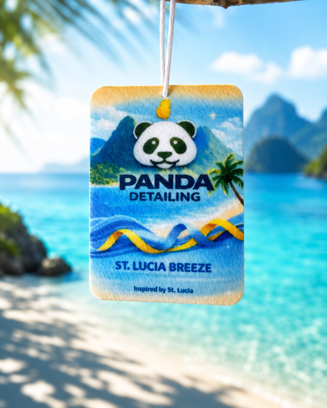 Standard Air Freshener St Lucia Breeze scent — Panda Detailing, Saint Lucia