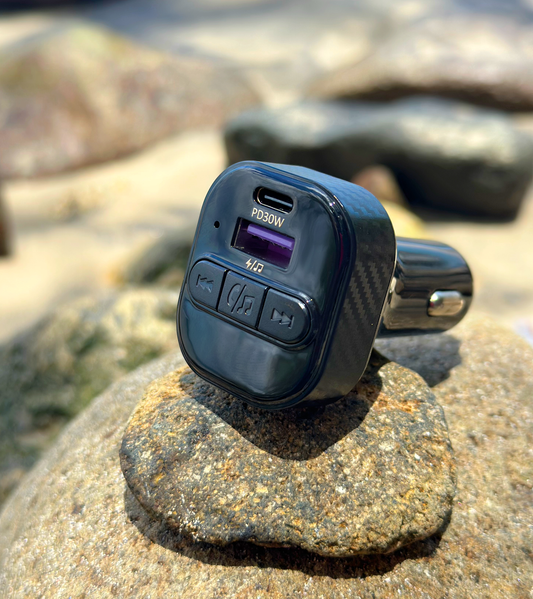 Dual Port Car Adaptor and FM Transmitter — Panda Tech, Saint Lucia