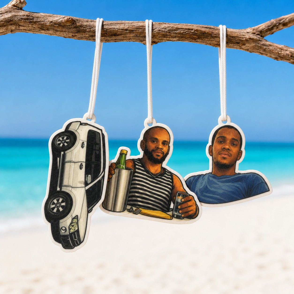 Custom Design Air Freshener made to order — Panda Detailing, Saint Lucia